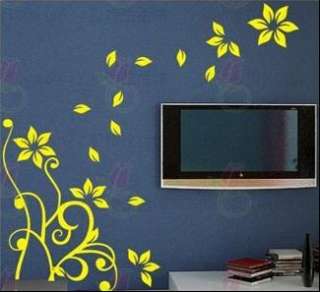 Lotus Flower DIY Decor Mural Wall Paper Sticker 021  
