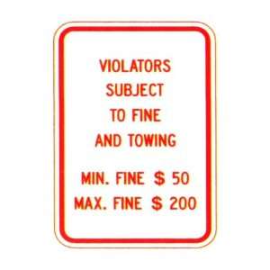 Pennsylvania Parking Violation Sign Patio, Lawn & Garden