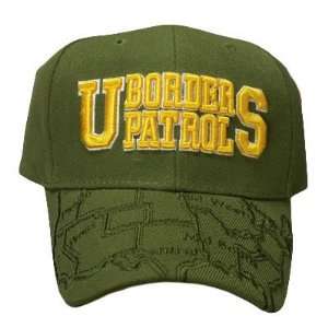   PATROL MAP BILL GREEN ACRYLIC CAP HAT USA NEW