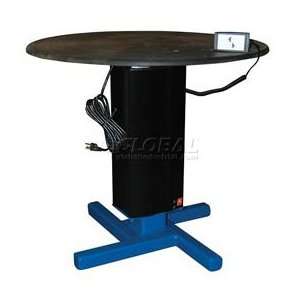 Turntable With Powered Height Adjustment 24 Diameter  