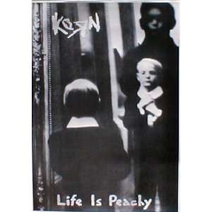  Korn Life is Peachy Black & White Music Poster Everything 
