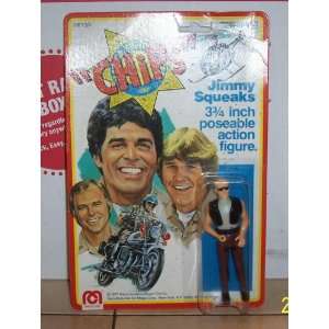  1977 Mego CHIPS Jimmy Squeaks Action Figure Everything 