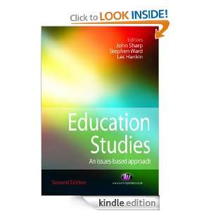 Education Studies John Sharp, Les Hankin, Stephen Ward  