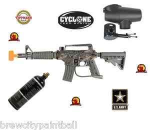 New US ARMY Alpha Black tactical (camo) EGRIP M16 Paintball Gun 