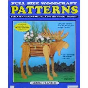  Moose Planter Woodcraft Pattern Patio, Lawn & Garden