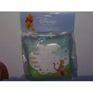    Disney Winnie the Pooh & Tigger Baby Announcement Door Pillow Baby