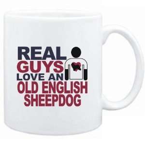    Real guys love a Old English Sheepdog  Dogs