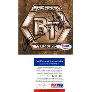  Bachman Turner Autographed Signed CD Cover PSA DNA 