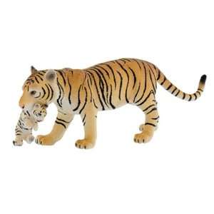   Bullyland Animal World figurine Tigresse avec jeunes 12 cm Toys