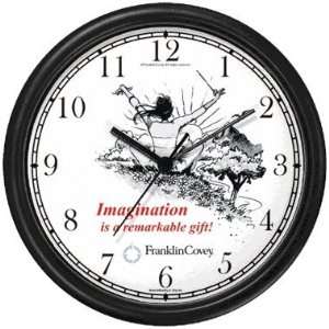  Habit 1   Imagination Is (English Text)   Wall Clock from 