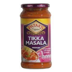 Pataks Tikka Masala Curry Sauce Medium Grocery & Gourmet Food