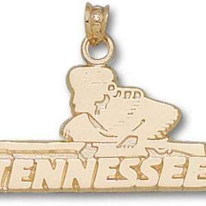  Tennessee Volunteers Solid 14K Gold Volunteer Pendant 
