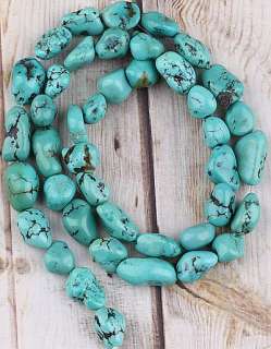 Grade A Nuggets Natural Turquoise Loose Beads D0367  