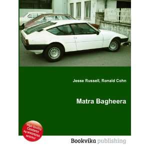  Matra Bagheera Ronald Cohn Jesse Russell Books