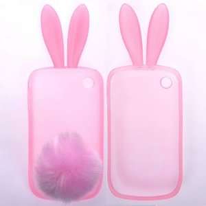  Pink Bunny Rabito Rabbit Rubber Gel TPU Case Cover for 