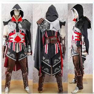 Assassins Creed 2 Costume II EZIO anime cosplay NEW  