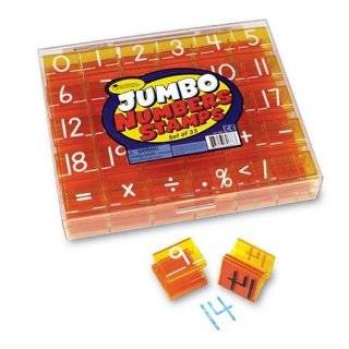   Resources   Jumbo Numbers & Operations Stamp Set by Learning Resources