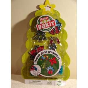  Makit & Bakit By Colorbok Stained Glass Ornaments (Set of 