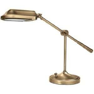   Heritage Brushed Brass Finish Balance Arm Desk Lamp