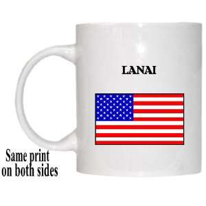  US Flag   Lanai, Hawaii (HI) Mug 