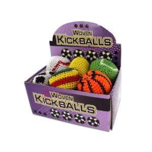  24 Piece sports themed kick sack display (Wholesale in a 