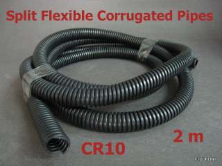 CR10 10mm Split Flexible Corrugated Plastic Pipes x 2m  