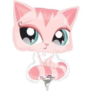  Littlest Pet Shop Pink Cat Mini Shape Balloon Toys 