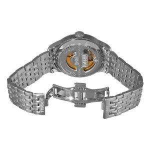Tissot Mens Le Locle Classic Black Dial Automatic Steel Wrist Watch 