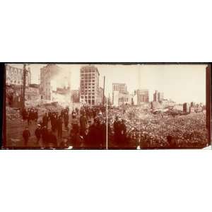   Reprint of Panoramic photograph of Baltimore fire
