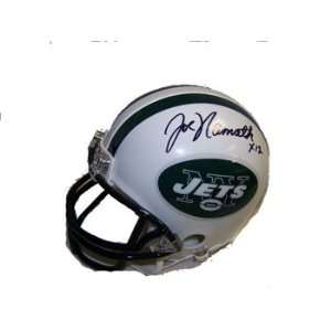  Joe Namath Autographed Mini Helmet