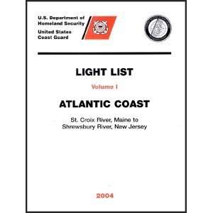 Coast Guard Light List Volume IV (4)   2012 Ed.