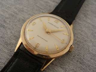 ANTIQUE CARAVELLE SWISS GOLD PLATED MANUAL WIND WATCH  