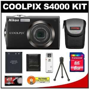  Nikon Coolpix S4000 12 MP Digital Camera with 4x Optical 