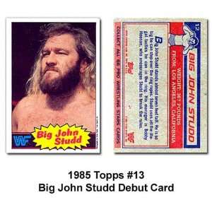 Topps Big John Studd WWE Debut Card 