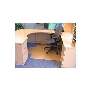  Tri Fold Bamboo Chair Mats Natural / 47 in.x51 in. (with 