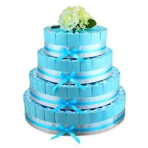   Blue Favor Cakes   4 Tiers Wedding Favors