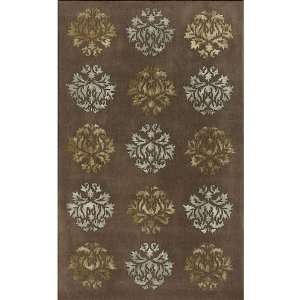  Barcelo Area Rug   8 round, Brown