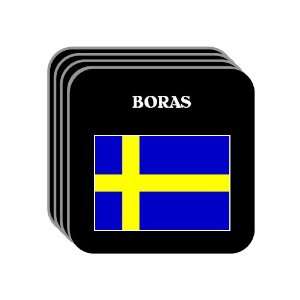 Sweden   BORAS Set of 4 Mini Mousepad Coasters