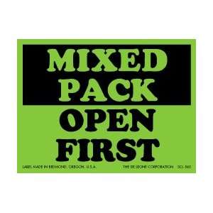  Mixed Pack Open First Labels, 3 X 4, scl 560, 500 Per 