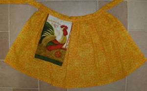 ADULT APRON *ROOSTER*   TOWEL ATTACHED  