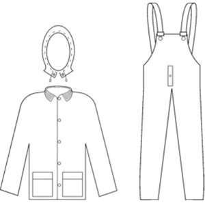 Classic Plus PVC/Poly Suit   .35mm   3pc (Corduroy Collar 
