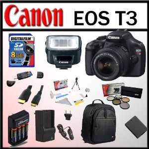   18 55mm IS II Lens and Canon Speedlite 270ex II Flash With 8GB