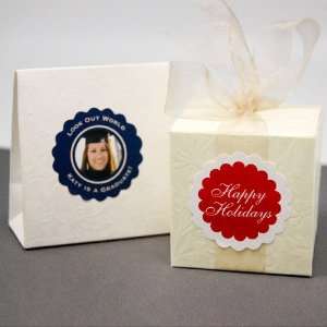  Personalized Scalloped Party Labels Health & Personal 