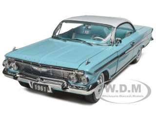   of 1961 chevrolet impala sport coupe ss 409 seamist turquoise poly die