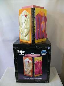 THE BEATLES LIMITED “TRENDSETTERS” COOKIE JAR MIB #D1170  