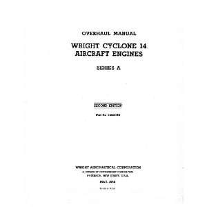   2600 Cyclone 14 A Aircraft Engine Overhaul Manual Wright R 2600