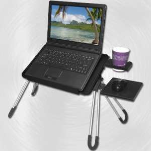 Laptop Buddy Portable Laptop Table Black or Grey NEW  
