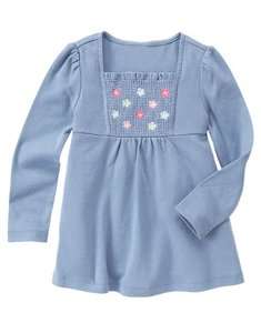 NWT GYMBOREE FAIRY WISHES EMBROIDERED FLOWER SMOCKED TOP 4 5 6 7 9 