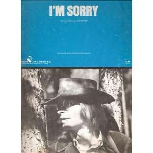  Sheet Music Im Sorry John Denver 68 