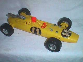   Race Car Toy from Aurora, IL is offered as shown with some wear